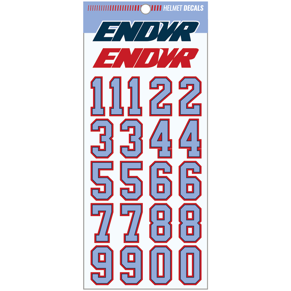 ENDVR Helmet Decal Pack